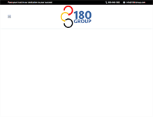 Tablet Screenshot of 180-group.com